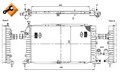 Радиатор охлаждения Opel Astra H 13D 19D 20 t M+ 04
